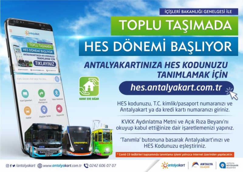 TOPLU TAŞIMADA HES KODU DÖNEMİ BAŞLIYOR
