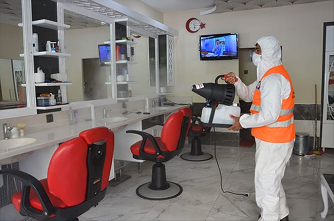 BERBERLER DEZENFEKTE EDİLDİ