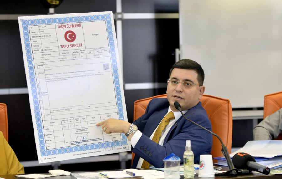 BAŞKAN TÜTÜNCÜ; 