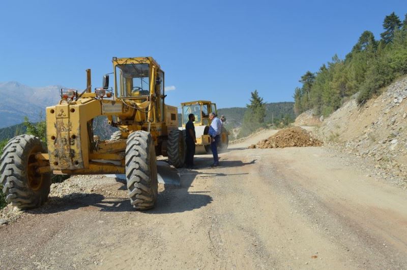 GÜNDOĞMUŞ KÖPRÜLÜ YAYLA YOLU YENİLENDİ 
