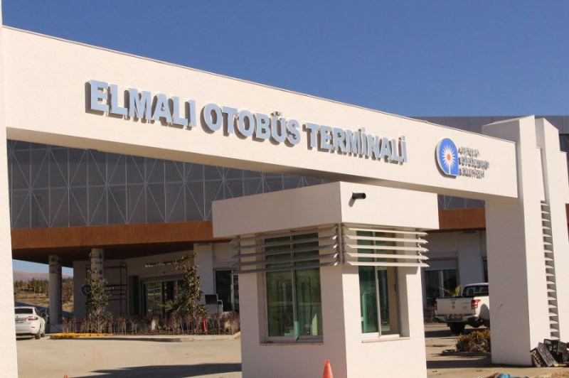 ELMALI OTOGARI AÇILIŞA HAZIR