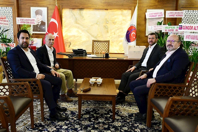 Ali Gülbaran’dan Belediye Başkanımız Özkan Çetinkaya’ya Ziyaret