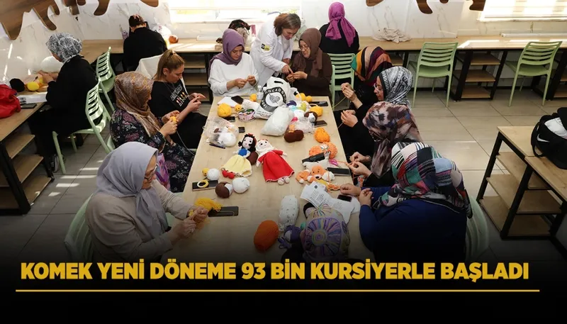 KOMEK Yeni Döneme 93 Bin 975 Kursiyerle Başladı
