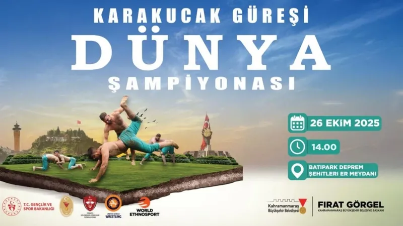 Kahramanmaraş, Dünya Karakucak Güreş Şampiyonası