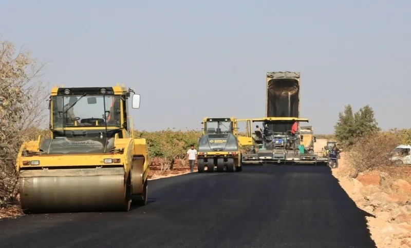 39 Kilometrelik Grup Yolunda Asfalt Çalışmaları Devam Ediyor