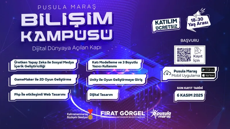 Kahramanmaraş Büyükşehir Belediyesi Bilişim Akademileri