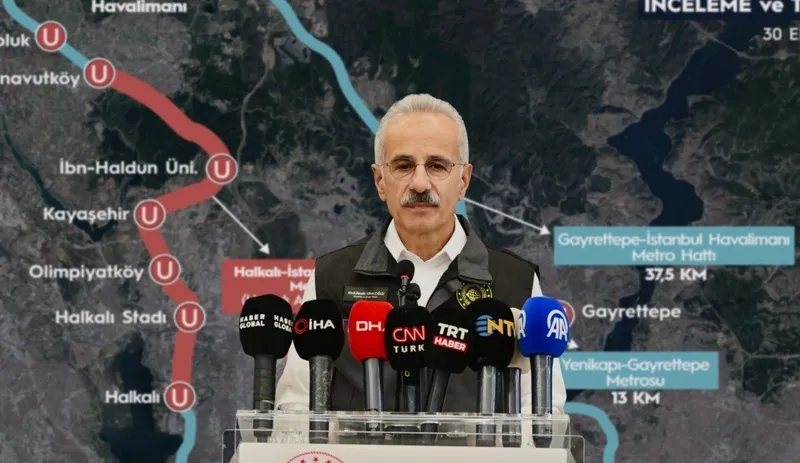 Halkalı-İstanbul Havalimanı Metro Hattında Test Sürüşleri Başladı