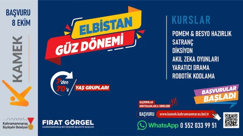 KAMEK Meslek Kursları Elbistan