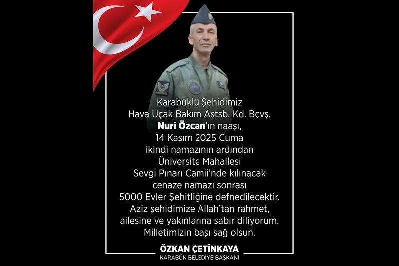 Karabüklü Şehit Nuri Özcan