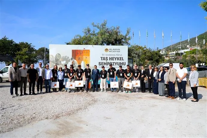 20. Alanya Uluslararası Taş Heykel Sempozyumu Başladı