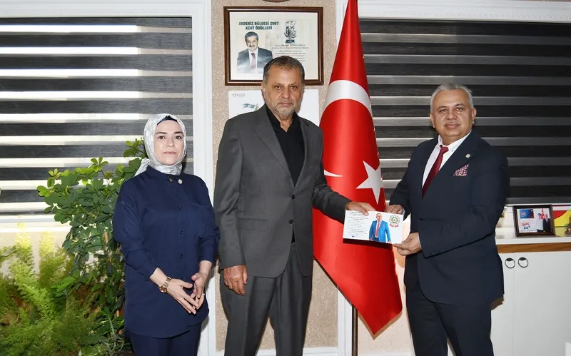 MELKÜDER Yönetimi Kemer Belediye Başkan Vekili