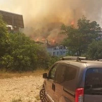 Büyükşehir’den İsmetiye’deki yangına hızlı müdahale
