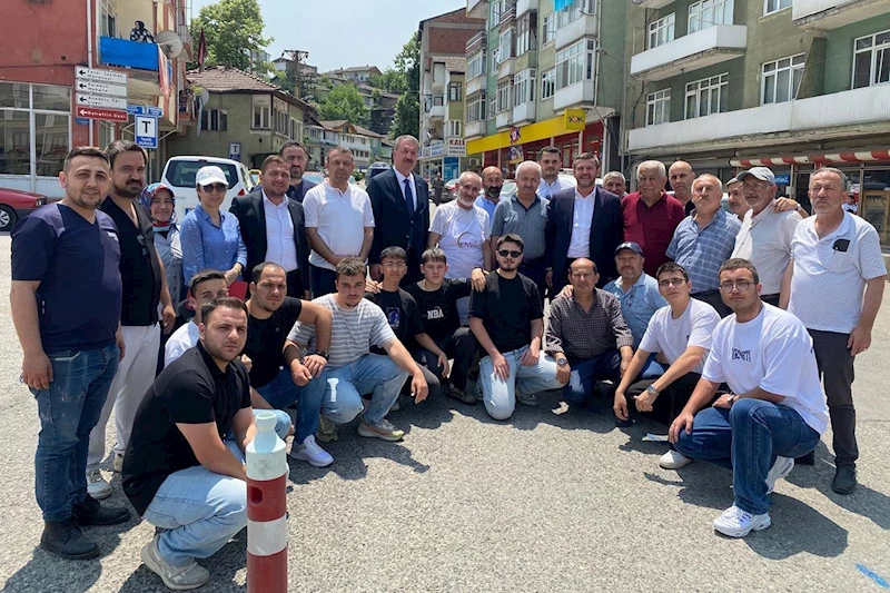 Başkan Çetinkaya Kayabaşı Mahallesi Kavşak Çalışmasını Yerinde İnceledi