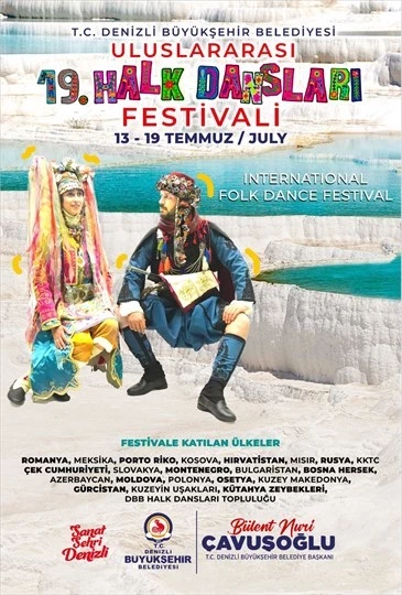Denizli, 19. Uluslararası Halk Dansları Festivali’ne hazır