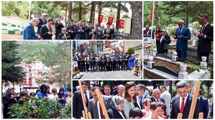 BAŞKAN VEKİLİMİZ HATİCE IŞIK GÜRÇINAR, ŞEHİT KABRİ ZİYARET ETTİ, FOTOĞRAF SERGİSİ AÇILIŞINA KATILDI
