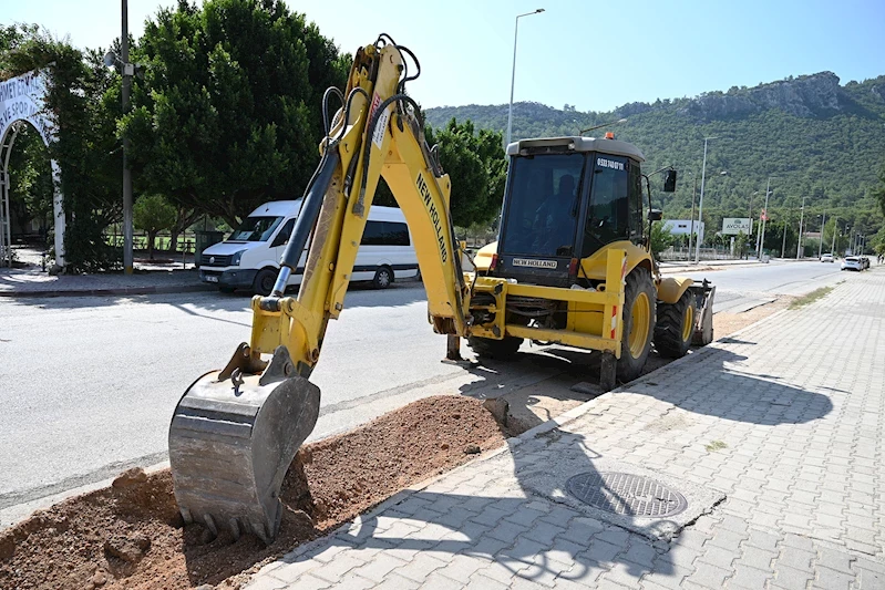 Kemer’de altyapı çalışmaları
