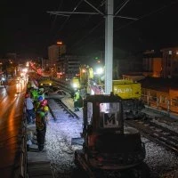 Büyükşehir’den raylarda konforlu ulaşım mesaisi