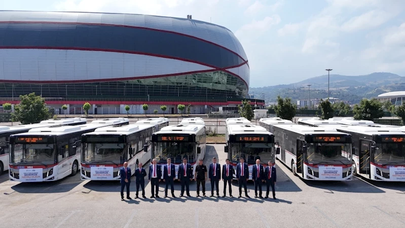 YENİ ALINAN KÖRÜKLÜ OTOBÜSLERLE ULAŞIM FİLOSU ARTIK DAHA GÜÇLÜ