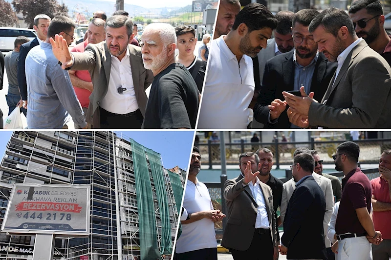 Başkan Çetinkaya Albay Karaoğlanoğlu Caddesi’ni Ziyaret Etti