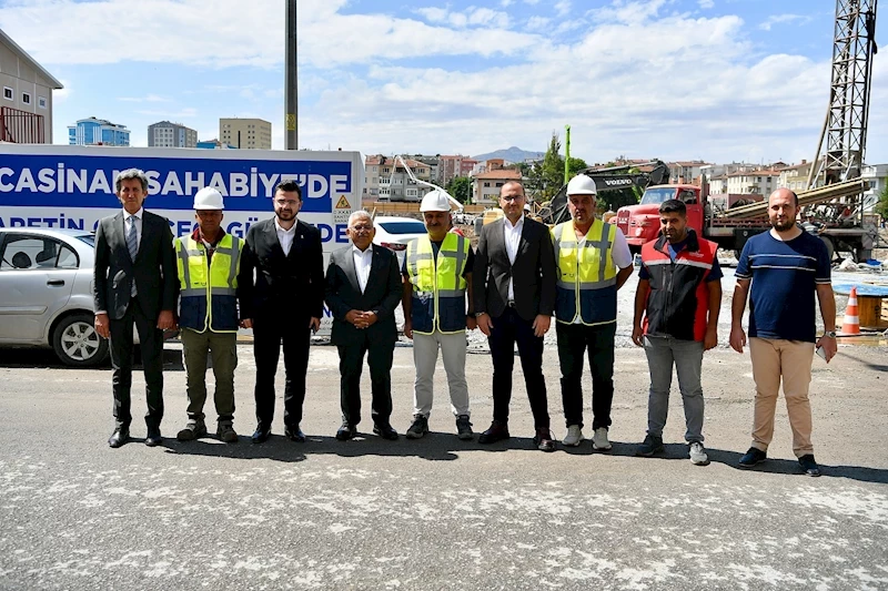 Başkan Büyükkılıç ile Başkan Okandan’dan, Sahabiye Projesi 2. Etap Çalışmalarına İnceleme