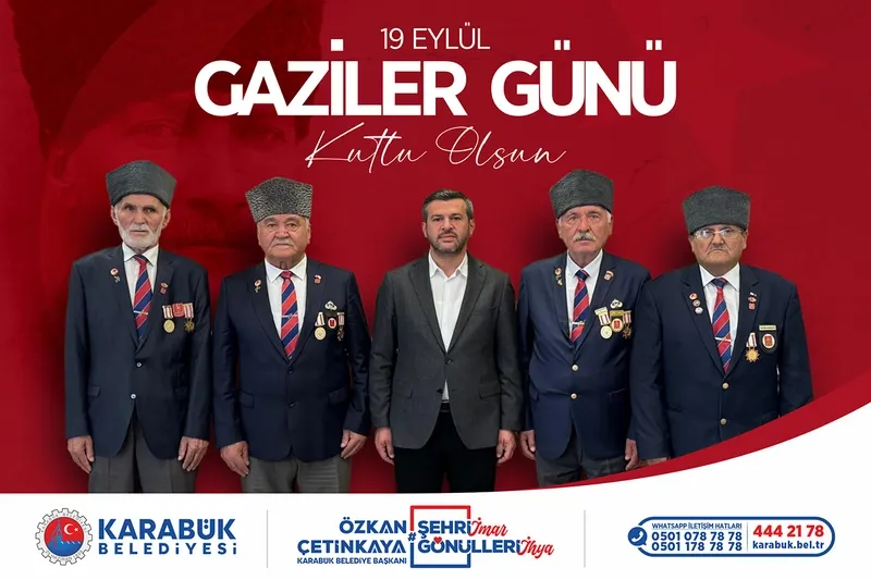 Başkan Çetinkaya’dan 19 Eylül Gaziler Günü Mesajı