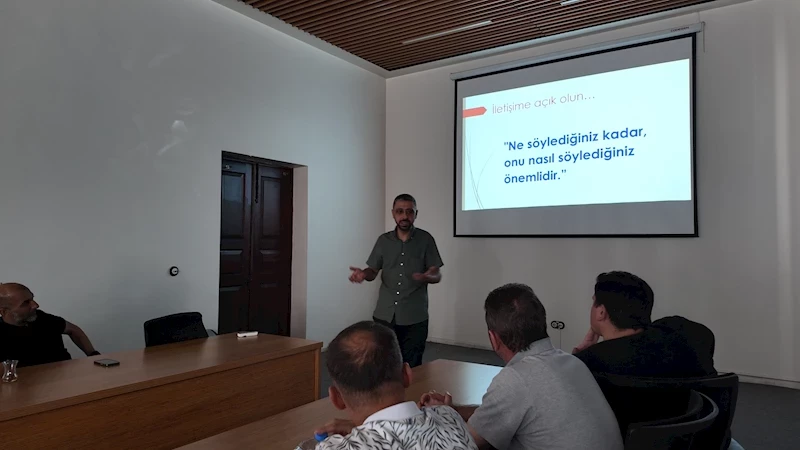 Büyükşehir’den Kültür Yolu Festivali Öncesi Personele İletişim ve Hizmet Eğitimi